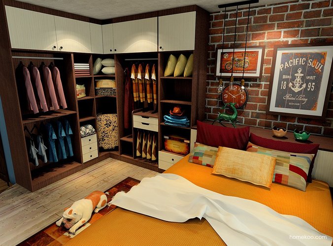 尚品宅配全屋壁柜定制